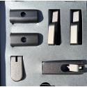 Brompton Aluminium Hinge Clamp / Rear Frame Clip Set
