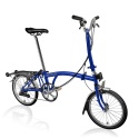 Brompton C Line Explore High Bar with Rack - Piccadilly Blue