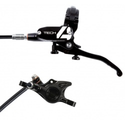 Hope Tech 4 X2 Front brake - Right Hand - Black / Black - No Rotor