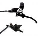 Hope Tech 4 X2 Rear brake - Left Hand - Black / Black - No Rotor