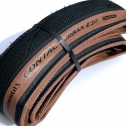 Continental Contact Urban Brompton Tyre - Tan/Black 16 x 1.35" (Folding) 