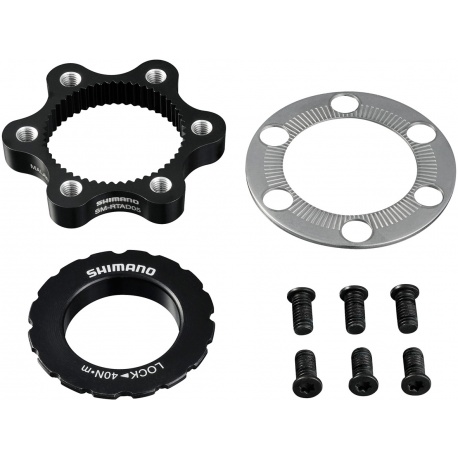 Shimano SM-RTAD05 6-bolt rotor to Centre-Lock hub disc adapter