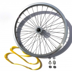 Brompton standard 16 inch front bicycle wheel and fixings