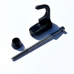 Brompton superlight front wheel axle and hook for T Line
