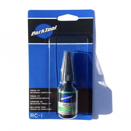 Press Fit Retaining Compound - 10 mL tube - RC-1 - from Park Tool USA - Front of packaging