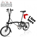 Brompton extra short seat pillar / post - steel