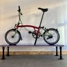 Brompton C Line Urban Low bar - House Red and Matcha Green