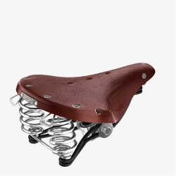 Brooks B66 Short Men's Saddle - Brown - stock image