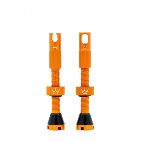 Peaty's x Chris King Tubeless MK2 Valves 42mm - Matte Mango 