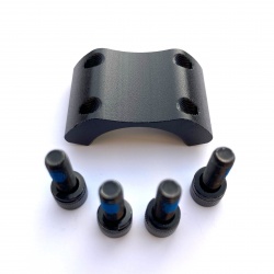 Brompton Steerer Clamp Fixings - T Line - plate in focus
