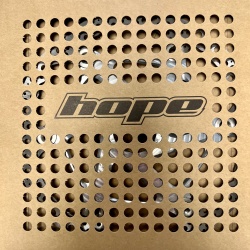 Hope MTB centrelock floating disc - 203mm - silver - in the packaging 