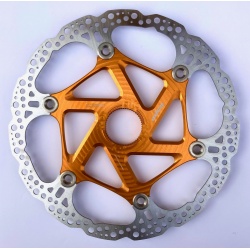 Hope MTB centrelock floating disc - 220mm - orange