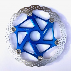 Hope MTB centrelock floating disc - 200mm - blue