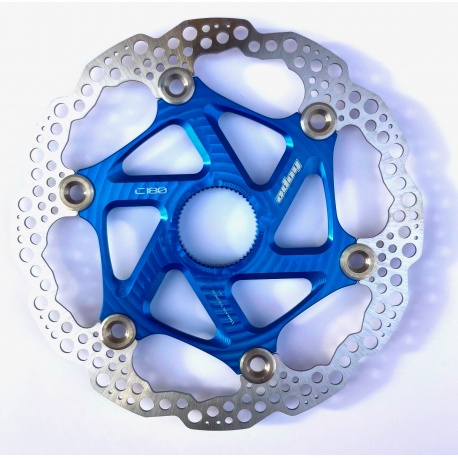 Hope MTB centrelock floating disc - 180mm - blue