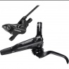 Shimano BL-MT501 bled brake lever and BR-MT520 4 pot Post mount calliper, Front Right