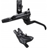 Shimano BR-M6100/BL-M6100 Deore bled brake lever/post mount 2 pot calliper, rear left