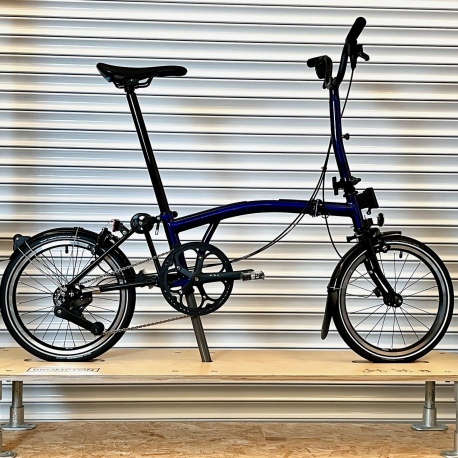 Brompton P Line Urban 4-speed - Mid - Bolt Blue Lacquer