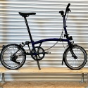 Brompton P Line Mid - Bolt Blue Lacquer