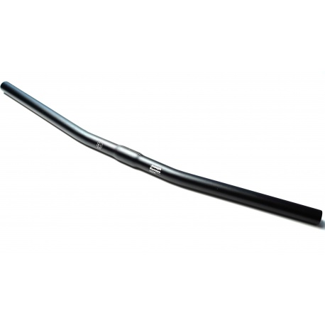 Joseph Kuosac Flat Aluminium Handlebar for Bromptons - 25.4mm Clamp - 600 mm - Black