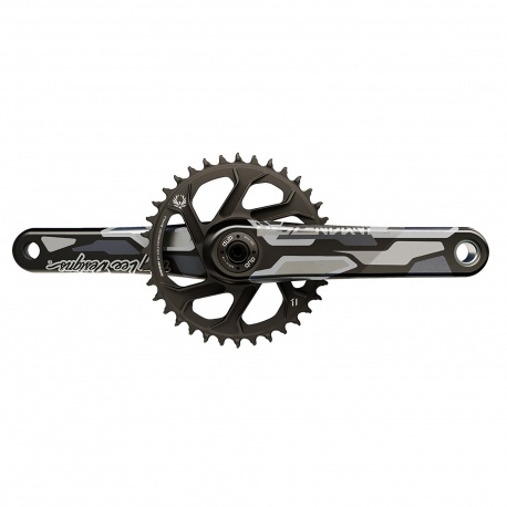 Eagle Boost 148 DUB 125 with Direct Mount 32T X-Sync 2 Chainring - Truvativ Crank Descendant Collar Troy Lee Designs