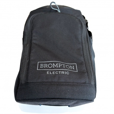 Brompton Electric small bag - with frame Grey - showing grey detailing (battery not included)