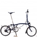 Brompton Archive Edition - Tempest Blue - Mid Explore folding bike