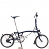 Brompton Archive Edition - Tempest Blue - Mid Explore folding bike