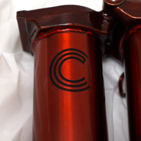 Brompton decal Gloss BLACK C for C Line - on flame Lacquer Brompton
