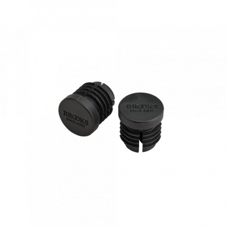 Brooks Natural Rubber Bar End Plugs - Black