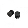 Brooks Natural Rubber Bar End Plugs - Black