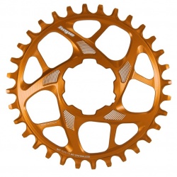 Hope 32T R22 Spiderless Chainring - Orange - stock photo