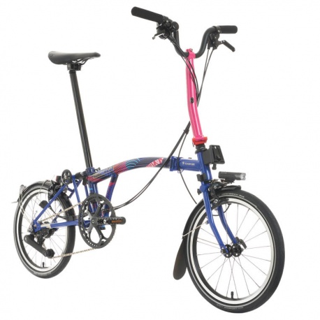 Brompton P Line Team GB 2024 - stock photo