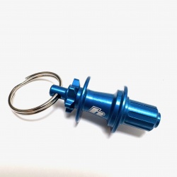 Hope Pro 5 Hub Keyring - Blue