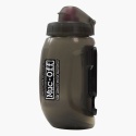 MUC-OFF x Fidlock twist bottle 450ml plus bike base - smoked