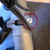 Brompton Main Frame Hinge Spindle + Nut - T Line