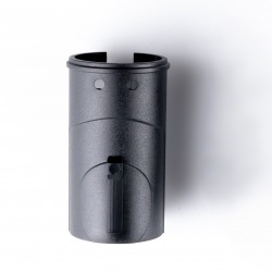 Brompton seat post sleeve with locating extrusion - stock photo