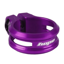 Hope bolted seat clamp - 34.9mm - Purple - new 2024 version