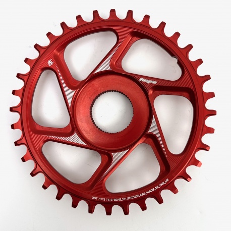 Hope 36T R22 E-bike Retainer Ring - Shimano - Red