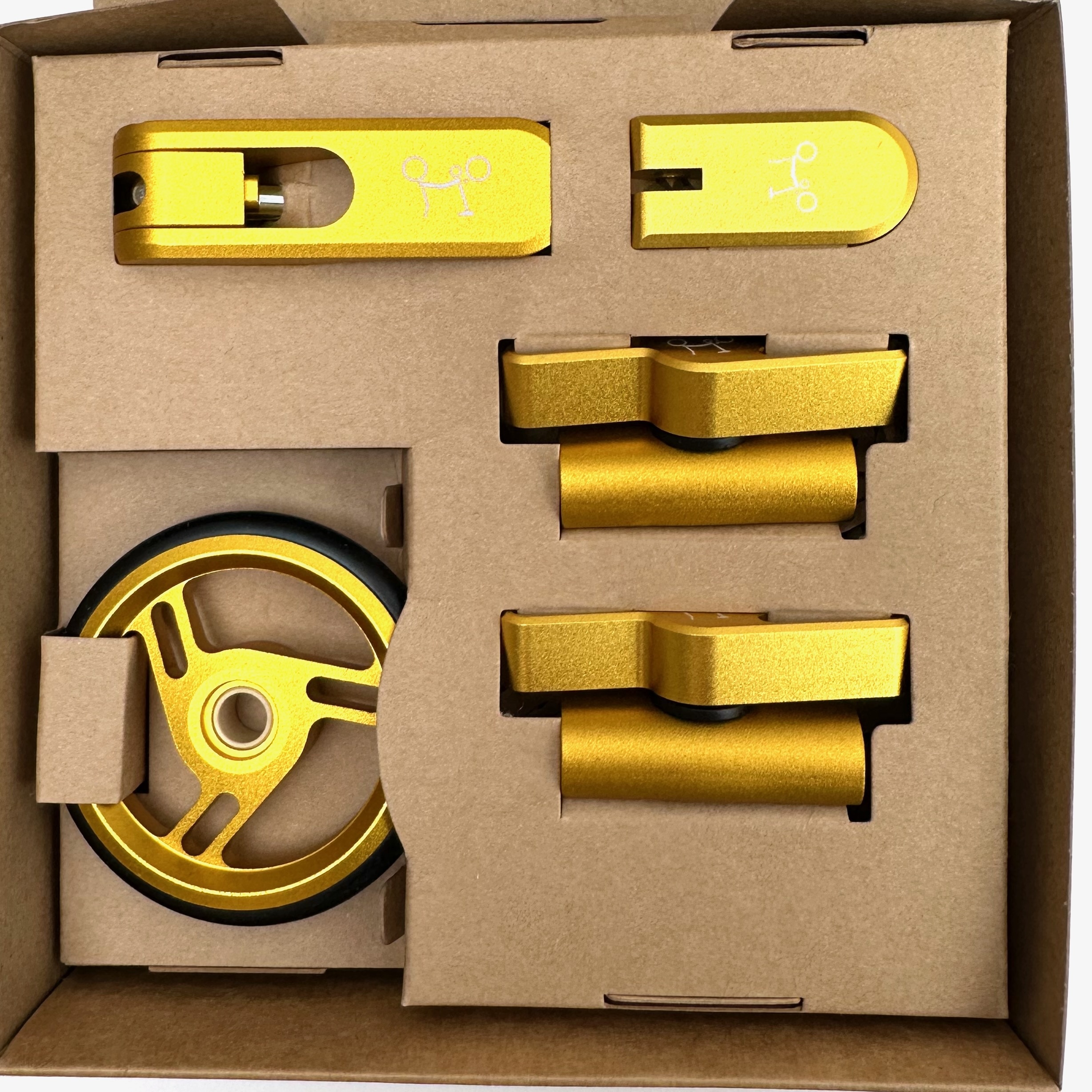 Brompton | Brompton A, C, P Colour aluminium Touch points - Gold