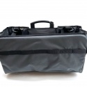Brompton Electric basket bag - dark grey - with adapter frame