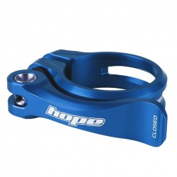 Hope seat clamp - quick release - 30mm - Blue - stock photo 