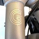 Brompton G line Decal Traildust White