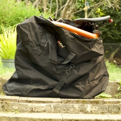Radical Design Brompton G Line bicycle cover - on orange G Line