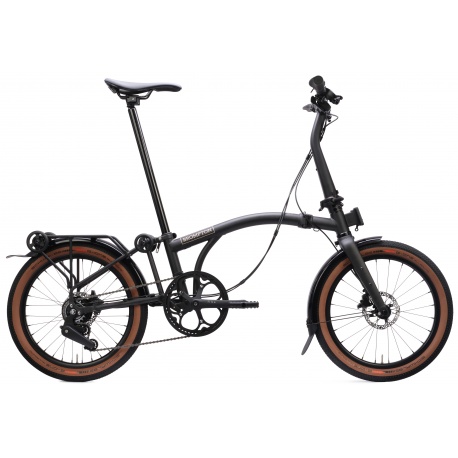Brompton G Line - Medium - Space Black - stock photo