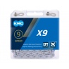 KMC 9-speed X9 EPT Chain - 114 links - KMC-BX09EP114