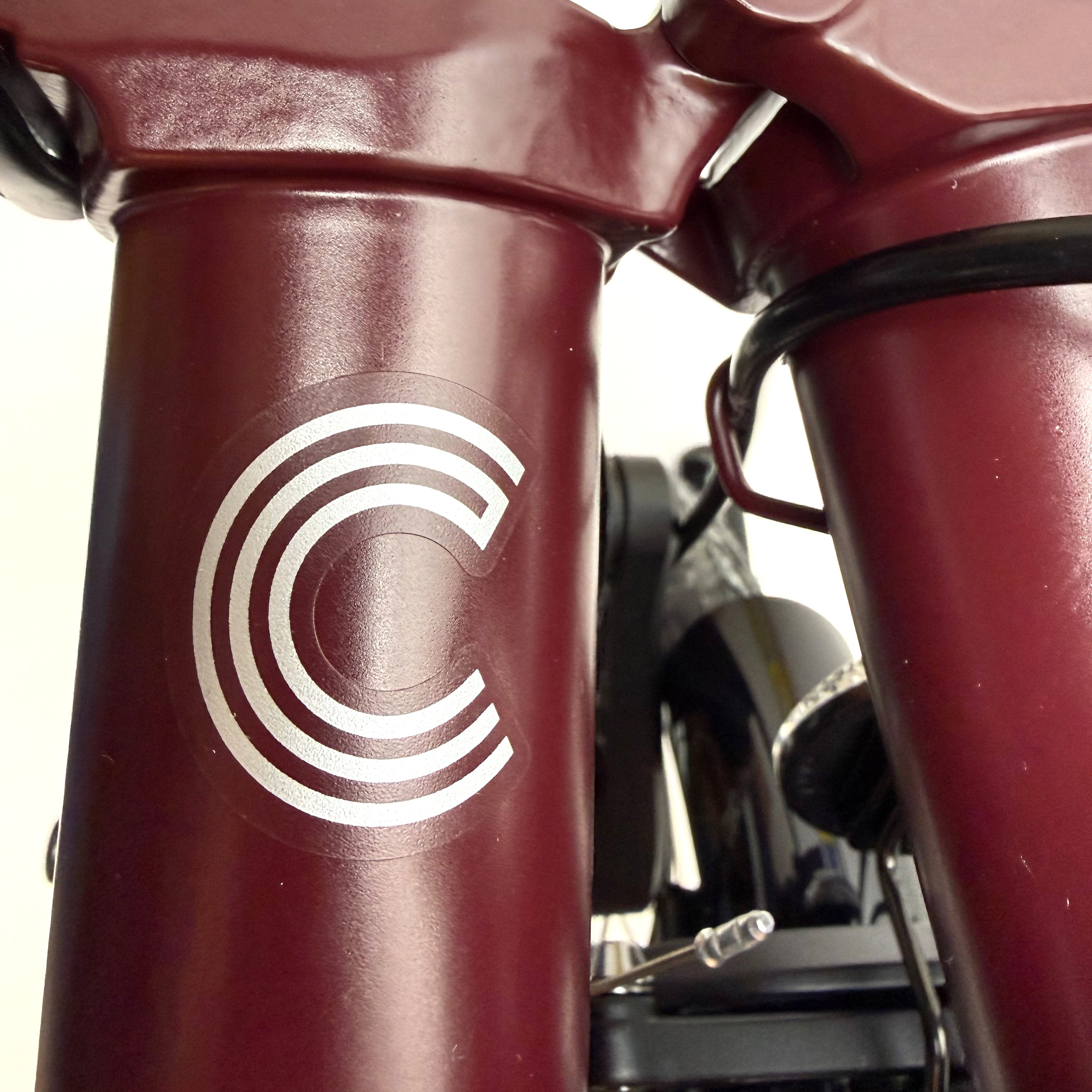 Brompton C Line 12-speed Mid Red Plum