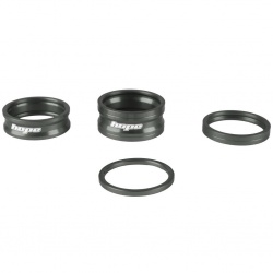 Hope headset spacers - Smoke - 2.5mm, 5mm, 10mm and 15mm