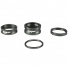Hope headset spacers - Smoke - 2.5mm, 5mm, 10mm and 15mm