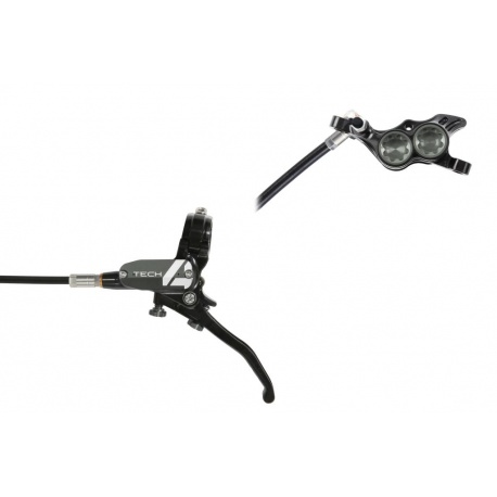 Hope Tech 4 E4 Rear - No Rotor - Black/Smoke L/H - rear