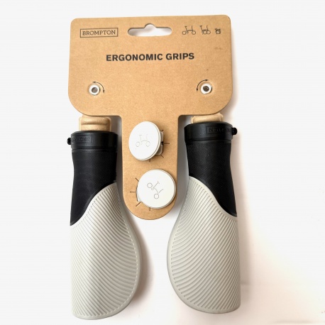 Brompton Ergonomic Grips Silver